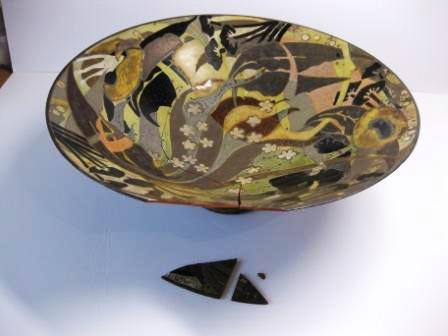 Bowl before restoration