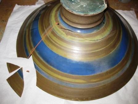 Bowl before restoration