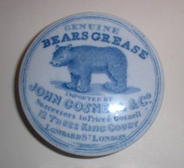 Bears Grease Pot lid after restoration