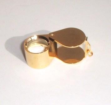 Gold Coloured Loupe (10X)