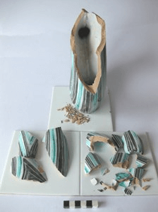 2nd image of Studio
 vase on arrival